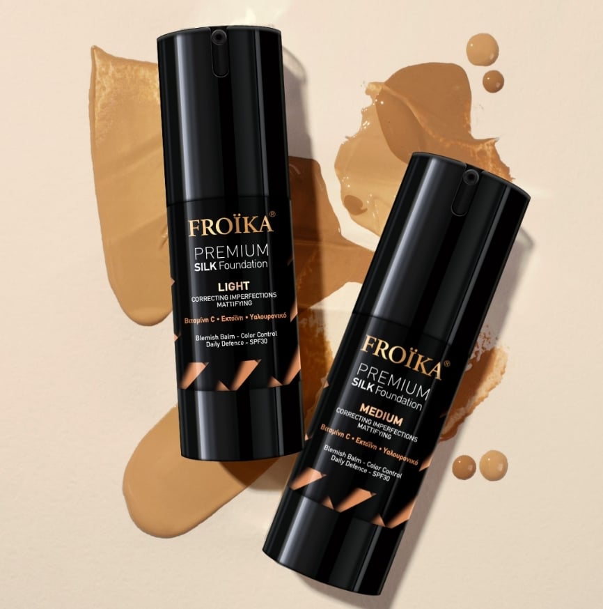 FROIKA Premium Silk Foundation Medium SPF 30 makiažo pagrindas 30 ml