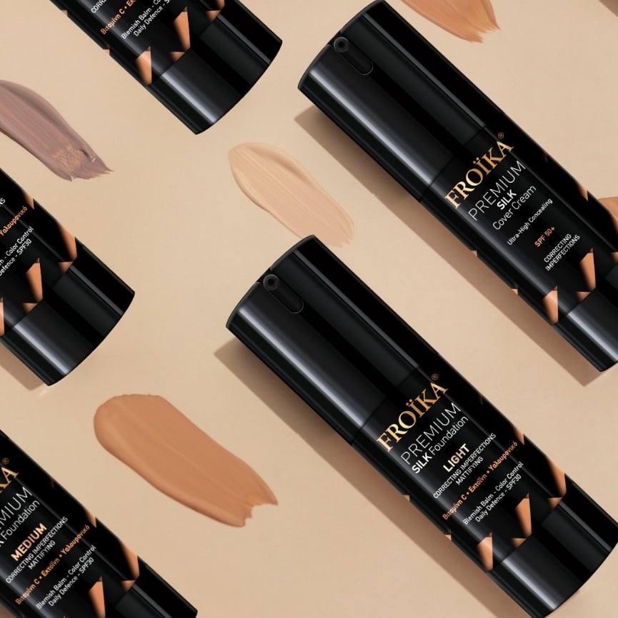 FROIKA Premium Silk Cover Cream SPF 50+ maskuojamasis kremas 30 ml