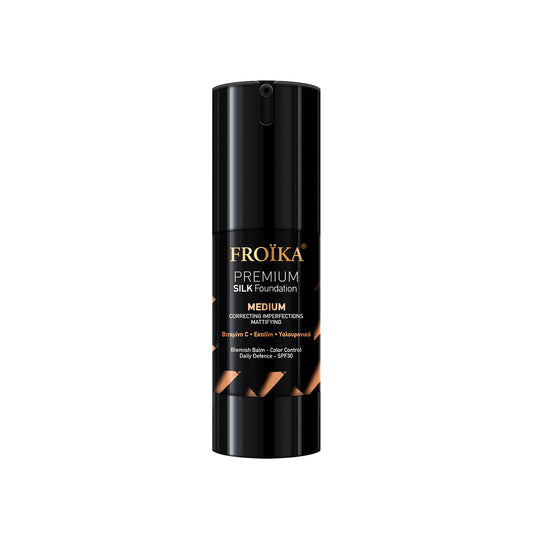 FROIKA Premium Silk Foundation Medium SPF 30 makiažo pagrindas 30 ml