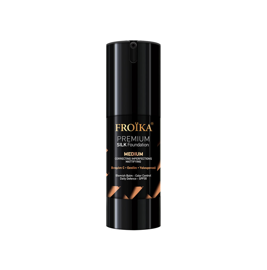 FROIKA Premium Silk Foundation Medium SPF 30 makiažo pagrindas 30 ml