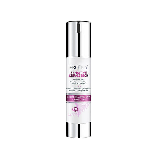 FROIKA Sensitive Cream Rich intensyviai drėkinantis kremas jautriai odai 50 ml