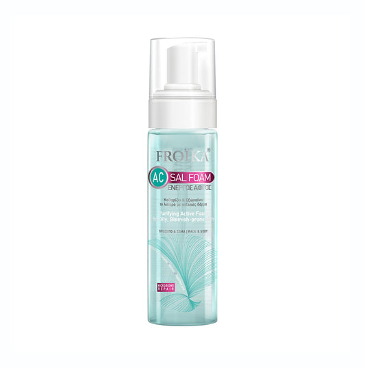 FROIKA AC SAL Foam putojantis prausiklis riebiai ir probleminei odai 200 ml