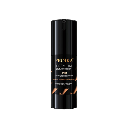 FROIKA Premium Silk Foundation Light SPF 30 makiažo pagrindas 30 ml